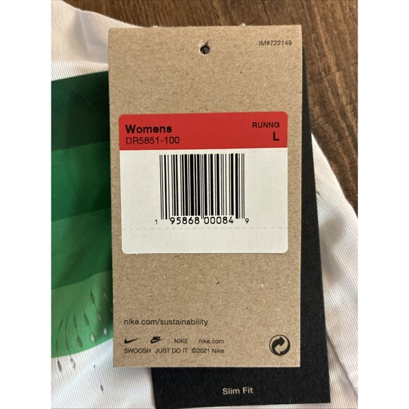 Nike Women Large Aeroswift Singlet Oregon Track Club Green White DR5851-100 - Picture 4 of 5